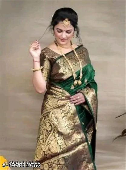 Banarasi Silk Embellished Saree for Women