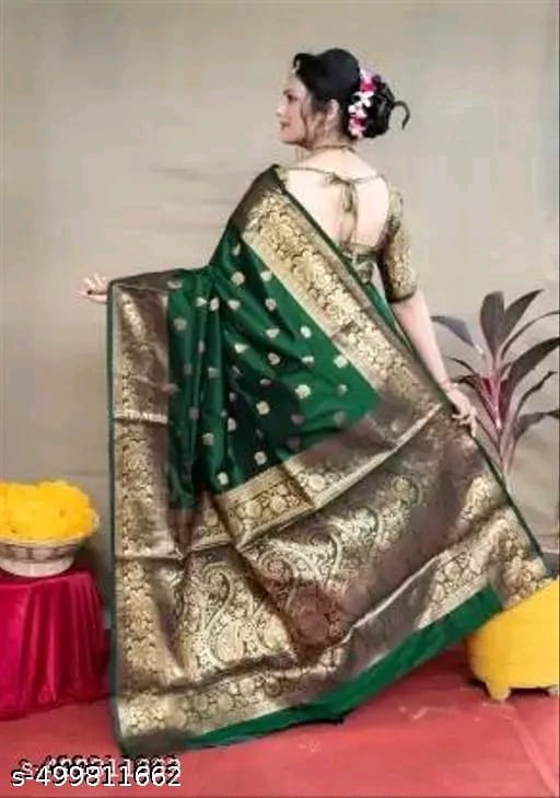 Banarasi Silk Embellished Saree for Women