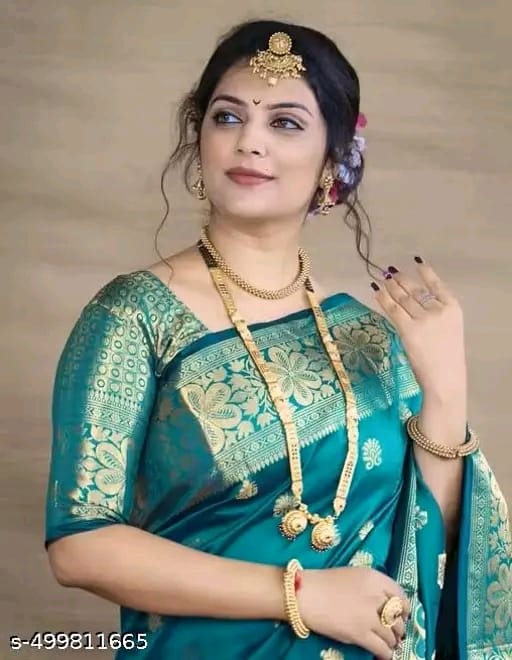 Banarasi Silk Embellished Saree for Women