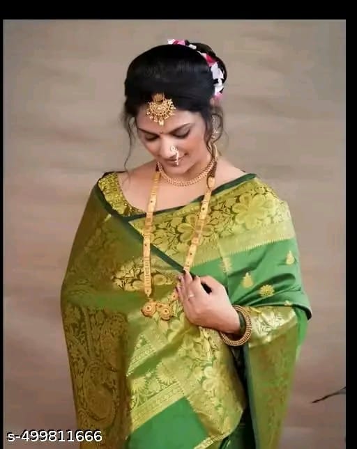 Banarasi Silk Embellished Saree for Women