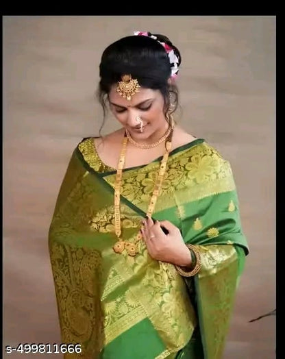 Banarasi Silk Embellished Saree for Women