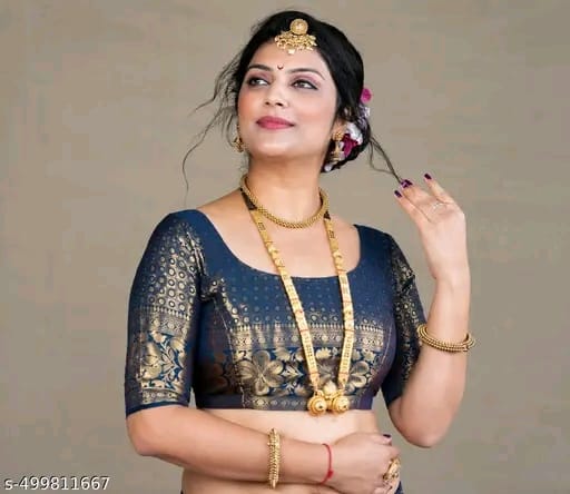 Banarasi Silk Embellished Saree for Women